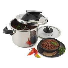 Olla A Presion Universal 6Lts Abrefacil Acero Inoxidable + Tapa de Vidrio