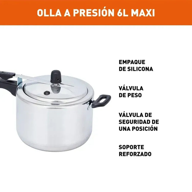 Olla A Presion Imusa 6lts Maxi